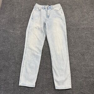 Hollister Ultra High-Rise Mom Jean Light Wash Vintage Stretch 5R W27 636909754
